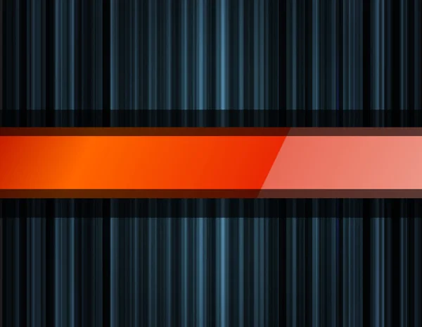 オレンジ色の光沢のある要素と抽象的な暗い背景ベクトル — ストックベクタ