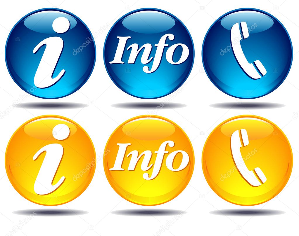 Communication information icons