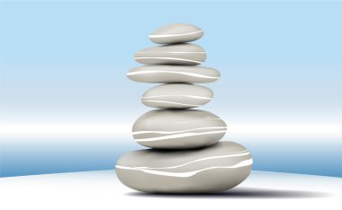 Stones stability Zen calm background