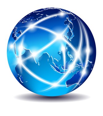 Communication World, Global Commerce - China, Far East - EPS 10