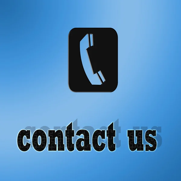 Bouton contact call Stock Picture