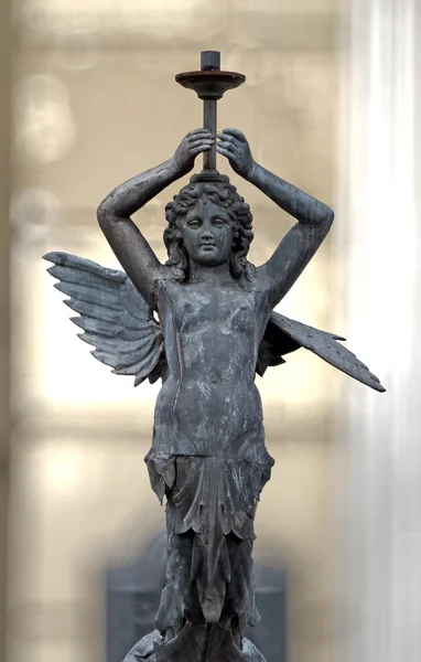 Eski heykel lamba — Stok fotoğraf