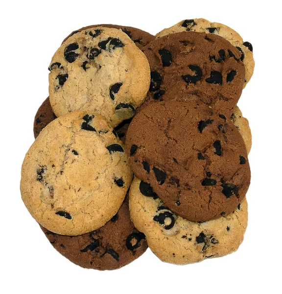 초콜릿 칩 쿠키 쿠키 — 스톡 사진