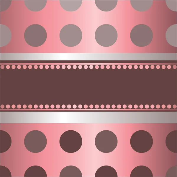 水玉でピンクの背景 — ストック写真