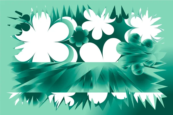 Spring green background — Stock Photo, Image