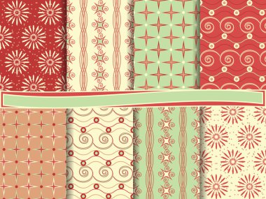 Vector set of scrapbook paper clipart