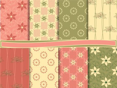 Abstract vector set scrapbooks clipart svg vector 
