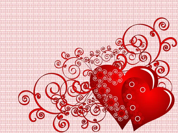 Ilustración vectorial: Día de San Valentín — Archivo Imágenes Vectoriales