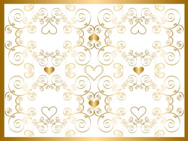 Abstract vector illustration Valentine's Day clipart