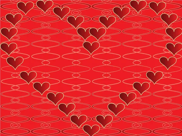 Abstract vector illustration Valentine's Day — Stock Vector