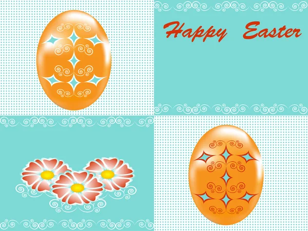 Vector illustration of Easter Day — Stock Vector