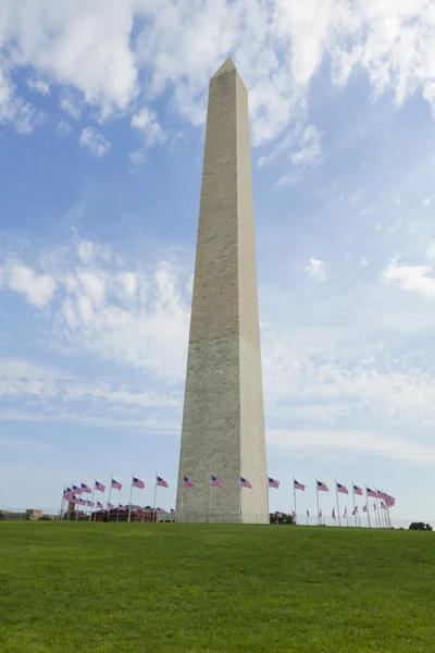 Washington monument in de nationale mall. — Stockfoto
