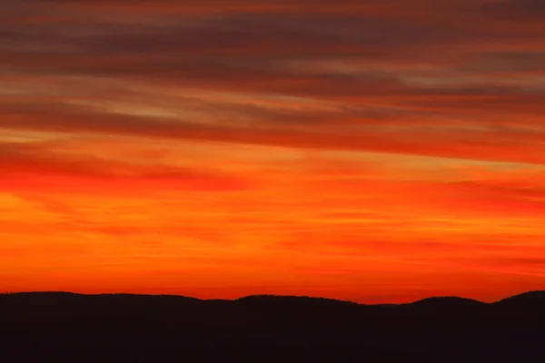 Mooie kleuren van de zonsondergang. — Stockfoto