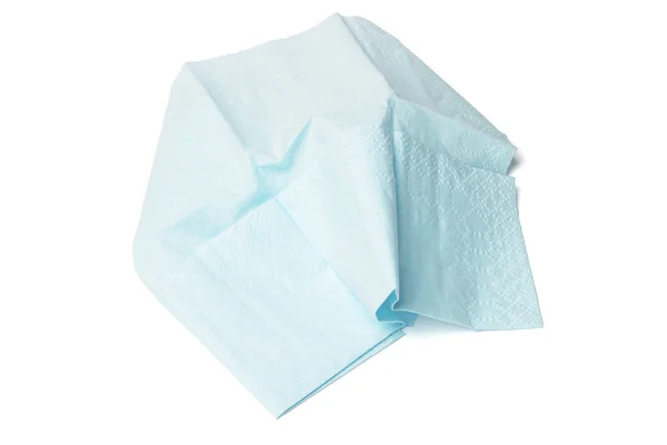 Blauwe tissue papier — Stockfoto