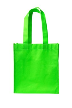 Green Shopping Bag clipart