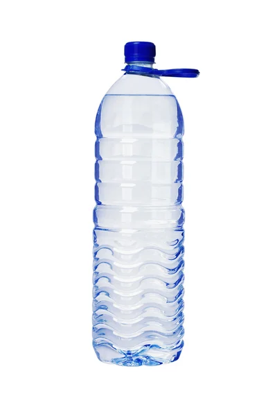 Plastová láhev minerální vody — Stock fotografie