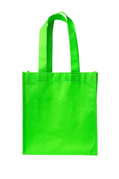 Grüne Einkaufstasche — Stockfoto