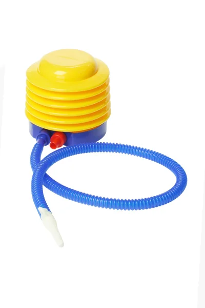 Pompa di aria in plastica colorata — Foto Stock