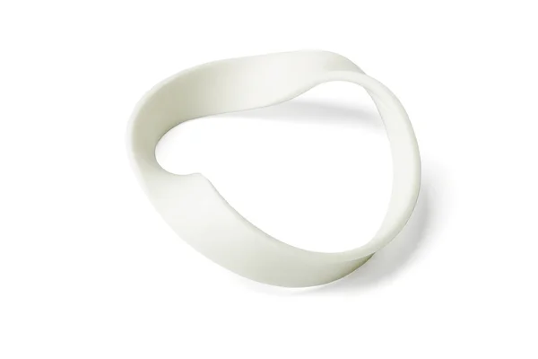 Gedraaide witte armband — Stockfoto