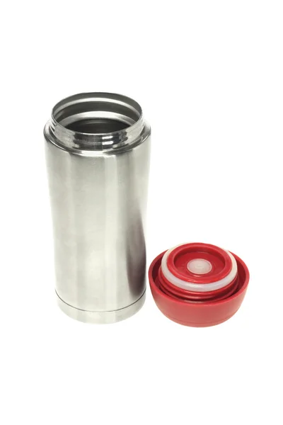 Aperto Thermos Flask — Foto Stock