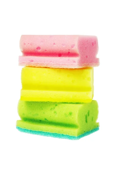 Colorful Sponge Scourers — Stock Photo, Image