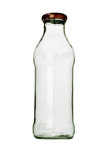 Άδειο γυάλινο μπουκάλι — Φωτογραφία Αρχείου