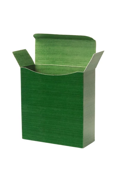 Caixa de Livro Verde — Fotografia de Stock