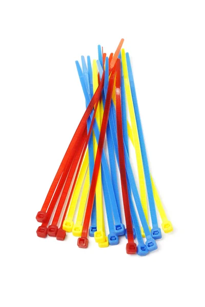 Lazos de cable de nylon multicolor —  Fotos de Stock