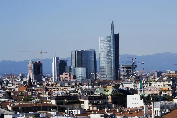 stock image Landscape panoramic of Milano - Italy