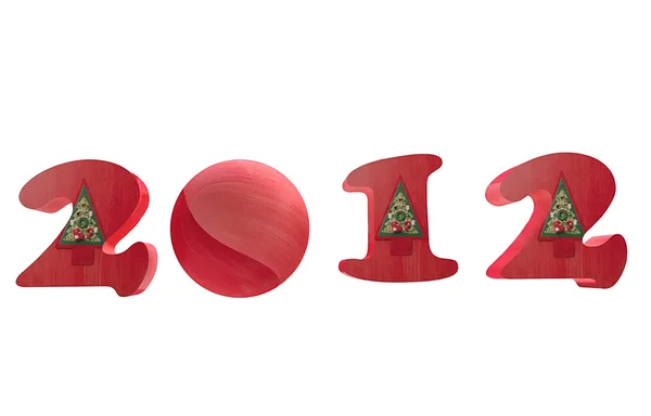 Nya året koncept, 2012 — Stockfoto