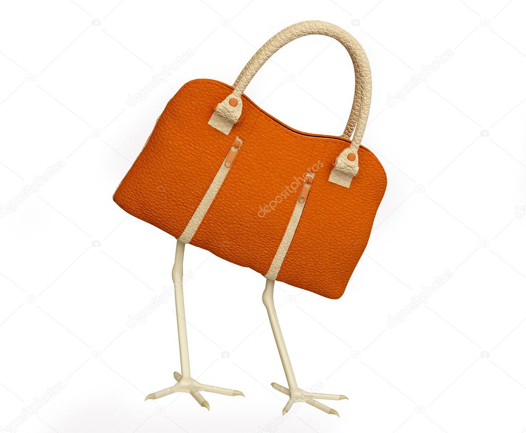 Funny Orange Bag