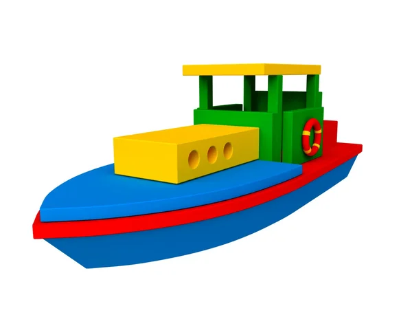 Leksak båt Stockbild