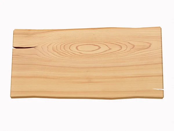 Wooden Board in 3D — Stock Photo, Image