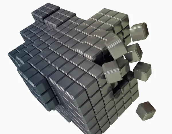 Кубики абстрактный фон — стоковое фото