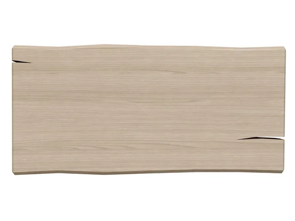 Geïsoleerde houten plank — Stockfoto