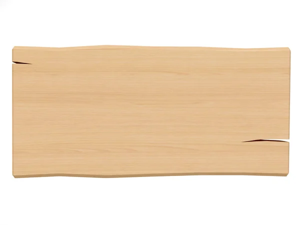 Jednoduchá Dřevěná deska — Stock fotografie