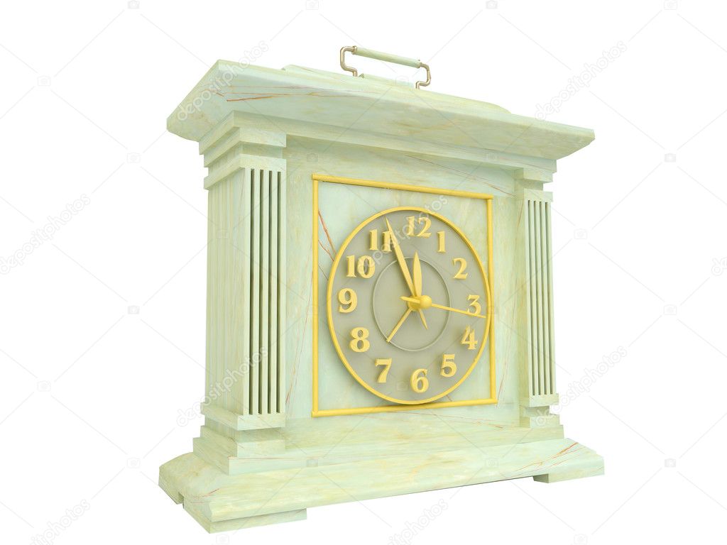 Vintage Opal Clock