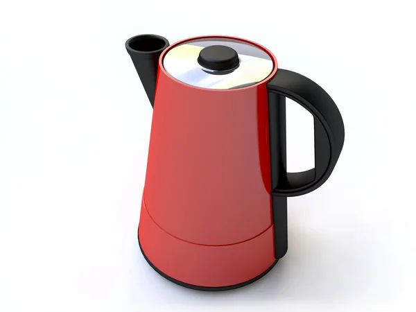 Red Electrical Kettle — Stock Photo, Image