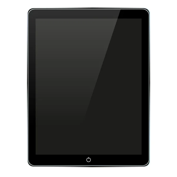 Vector computer tablet isolated on white — Stock Vector