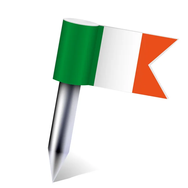 Векторний прапор Ірландії, ізольовані на білому. Eps10 — стоковий вектор