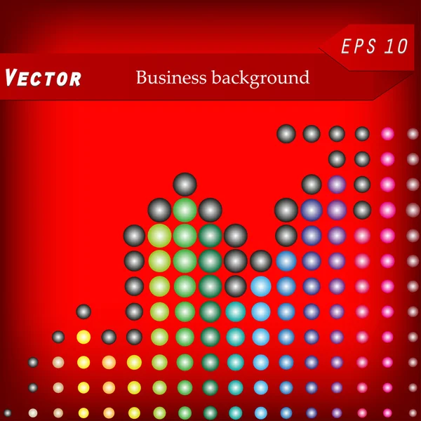 Disco business bakgrund. vektor illustration — Stock vektor