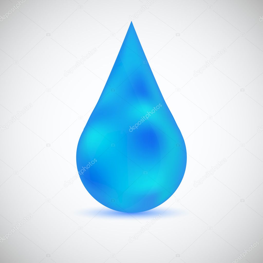 Vector water drop for your design