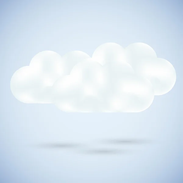 Nubes vectoriales en azul. mejor opción — Archivo Imágenes Vectoriales