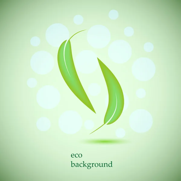 Eco abstract background. Vector illustration — Stock Vector