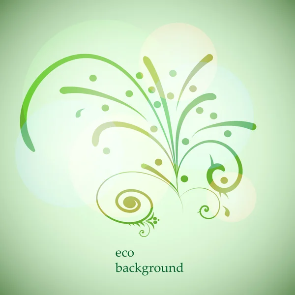 Eco abstract background. Vector illustration — Stock Vector