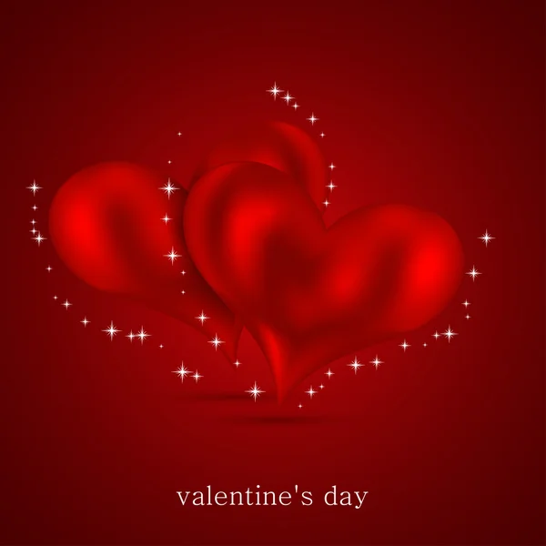 De dag van Valentijnskaarten achtergrond. vectorillustratie. beste keuze — Stockvector