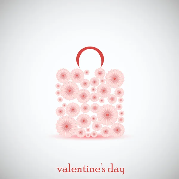 情人节的礼物创意鲜花数据包 — 图库矢量图片