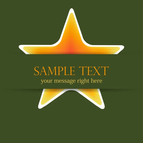 Star background with place for your text. Vector illustration — Stock Vector