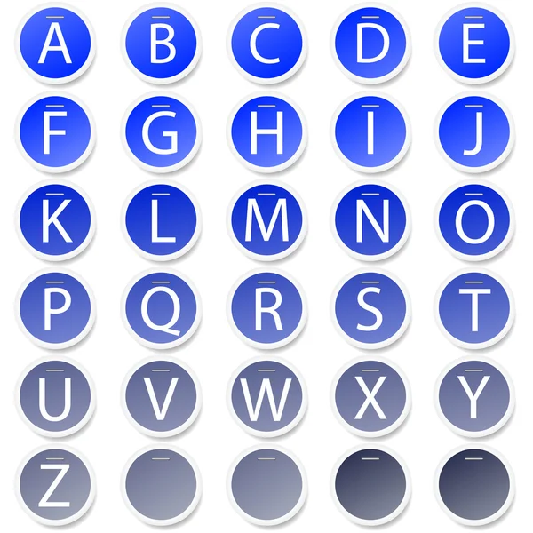 Ensemble alphabet pour votre design. Illustration vectorielle. meilleur choix — Image vectorielle