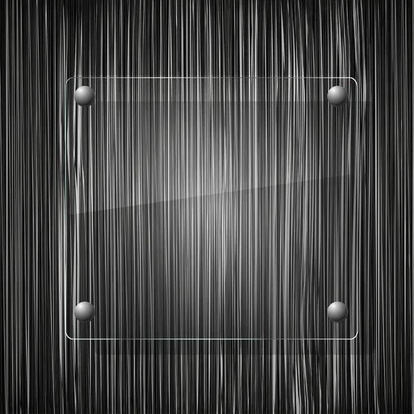 Glas op grunge achtergrond. vectorillustratie — Stockvector